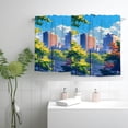 thumbnail image 2 of Nawy Bright Modern Pixar City, Summer, Pixar Style 2-Piece Kitchen Towels Set 27.5*16in, 2 of 6