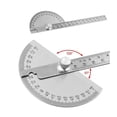 thumbnail image 3 of 145mm Stainless Steel 180 Protractor Angle Meter Measuring Ruler Rotary Mechanic Tool Ruler ,Water-Proof & Dust Resistant, 3 of 7