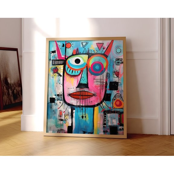 Modern Colorful Abstract Art Print - Colorful Wall Art - Abstract Wall Art - Wall Art, Modern Wall Decor, 8x12 UNFRAMED