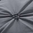thumbnail image 5 of RUIKASI Dark Gray Queen Comforter Set - Soft and Fluffy Bedding 3 Pieces Set,  Pintuck Bed Set with Comforter, Pillowcases, Adult, Unisex, 5 of 8