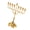 Gold, variant on NEXAVKPR 9 Branch Hanukkah Menorah Candle Holders Menorah Candelabra Housewarming Gift