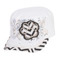 thumbnail image 2 of Gorra de cadete CHL Zigzag Paw Diagment Blanco, 2 of 2