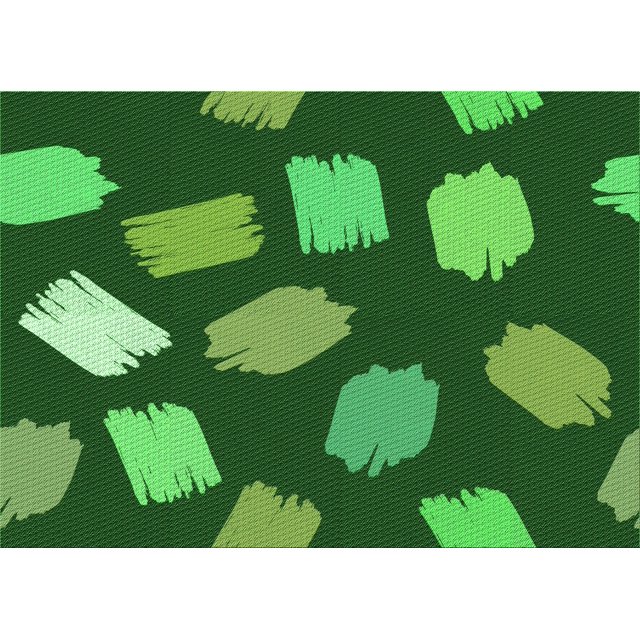 Ahgly Company Tapis d'Intérieur Lavables en Machine Rectangle Transitionnel Vert Émeraude Profond, 6' x 9'