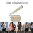 thumbnail image 4 of Wristlet Wallet for Women, Nylon Keychain Coin Purse Pouch Zippered Card Case With Id Window/Hand strap, 4 of 4