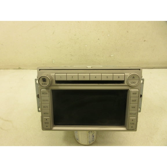 Pre-Owned 07 2007 Lincoln MKX AM FM CD Navigation Radio Player Display Screen OEM LKQ - Verify Specific Vehicle Fitment In Description - (Good)