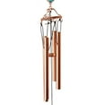 thumbnail image 2 of Ebros Caterpillar In Spiral Copper Metal Wind Chime With Colorful Marbles 31"L, 2 of 9