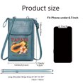 thumbnail image 2 of OIDERY Small Crossbody Bags Customized Phone Bags Exotic Flavor Tropical Papaya Printed Gift Ideal Holiday Gift, 2 of 12