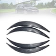 thumbnail image 6 of yotijay 4Pcs Generic Car Wheel Eyebrow Arch Trims Convenient Mudguards Flaring Protector Black, 6 of 9