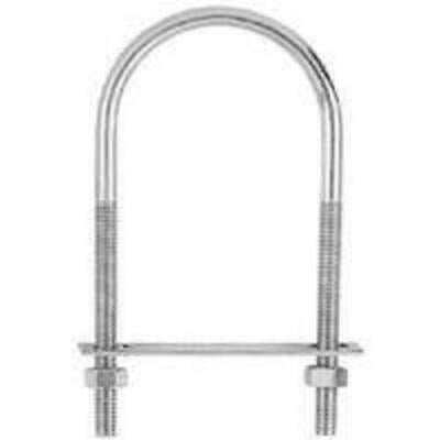 

2PK National Hardware 222562 Zinc Plated Round Ubolt 2-1/2 x 5