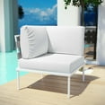 thumbnail image 3 of Modway Harmony Outdoor Patio Aluminum Corner Sofa, Multiple Colors, 3 of 6
