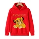 thumbnail image 4 of Sudadera con capucha con estampado de animales de dibujos animados para niños y niñas, de El Rey León, Simba, de manga larga, 4 of 5
