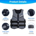 thumbnail image 4 of Gogokids Life Jacket Swim Vest for Adult Women men,Foldable Buoyancy Vest with Dual Buckle,Float Jacket for Boating,Kayaking,Swimming,Paddle and Fishing, 4 of 9