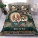 thumbnail image 2 of Juego de cama personalizado para perro, regalo personalizado para amantes de los perros, papá de perro, perro, 2 of 2