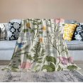 thumbnail image 2 of ARISTURING Vintage Wildflower Herbs Floral Blanket, Soft Blankets Flannel Bed Throw Cozy Lightweight Plush Gifts for Women Girls Sofa Couch Bedroom Living Rooms Warm All Season, Home Decor, 2 of 6