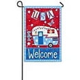 thumbnail image 3 of Always At Home 2 Sided Patriotic Camping Garden Flag, 3 of 3