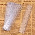 thumbnail image 2 of 10 Pack Clear Plastic Rulers 15cm 6inch Straight Ruler Transparent Plastic Ruler Kit Measuring Tool for Student School Office, 2 of 4
