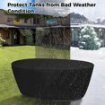 thumbnail image 4 of Cubierta impermeable para tanque de 100 galones, cubierta para estanque de piscina con cordón para tanque de agua caliente, cubierta ovalada, resistente al polvo y la luz solar, 4 of 8