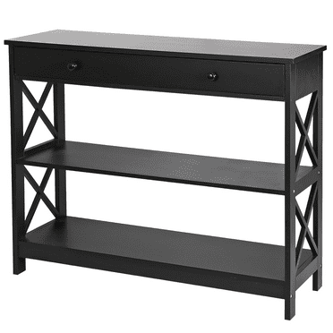 SparkTrend Console Table with 2 Drawer for Hallway Entryway Display Storage Living Room