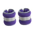 thumbnail image 3 of 2 pesas para muñecas y tobillos, para brazos y piernas, a prueba de fugas, para mujeres y hombres, con correa ajustable para correr, entrenamiento de 1 kg morado, 3 of 8