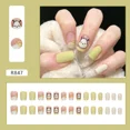 thumbnail image 1 of Heallor-esmalte de uñas en Gel, pegatinas de varios estilos, puntas brillantes, diamante, desmontable, 24 piezas, 1 of 5