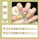 thumbnail image 1 of Heallor-uñas postizas de Cabeza Cuadrada corta, 24 piezas, con patrón de corazón, cobertura completa, para manicura, 1 of 5