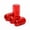 Red, variant on Nuboxa Dust Caps Metal Pack of 4 Quality Alloy Tyre Valve Supplies LOT