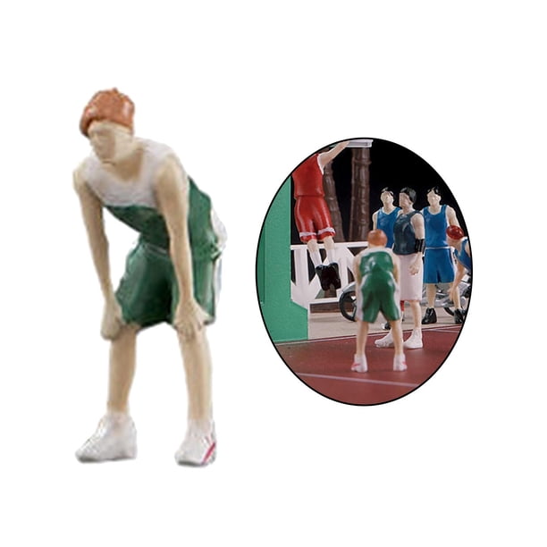 Figura de acción de muñeco de niño 1/64, juguete en miniatura de simulación, figura de juego de rol, muñeco de de baloncesto modelo de Estilo B Hugo Figura en miniatura