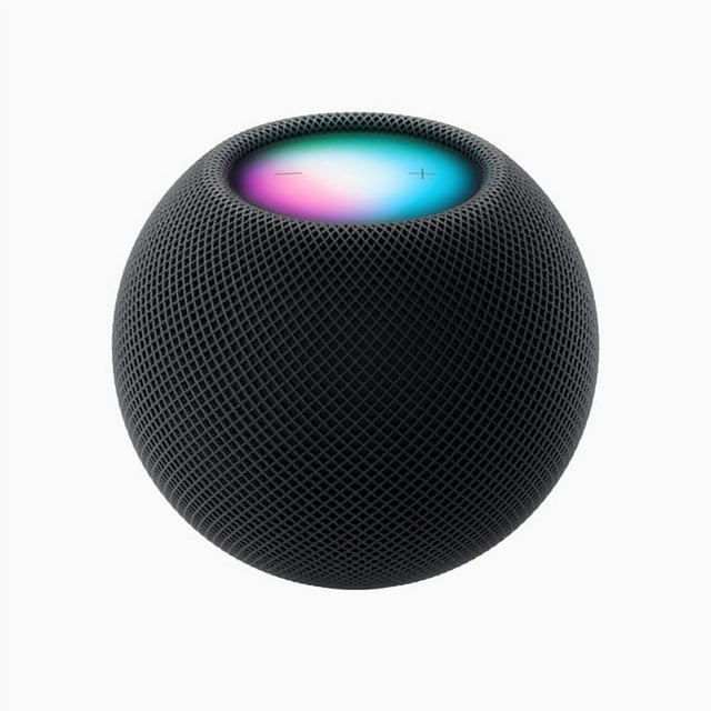 Apple HomePod Mini Haut-Parleur Intelligent Restauré (Minuit) Contrôle Vocal Siri, Wi-Fi, Bluetooth, Audio de Remplissage de Pièce - Remis à Neuf Bon État