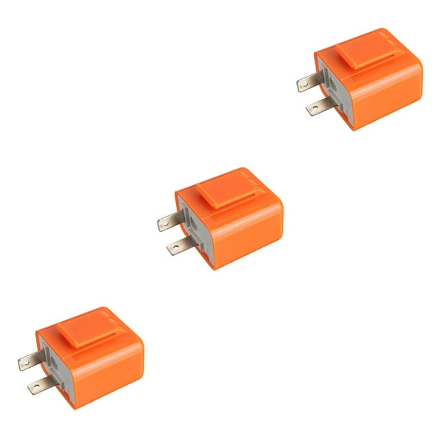 stanreset Clignotants à LED pour Moto, Indicateur de Signal Clignotant Réglable, Clignotants de Remplacement pour Pièces Clignotantes, Orange, 1 Pce, 3 Ensembles