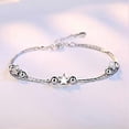thumbnail image 2 of Pulsera con dije de estrellas centelleantes, pulsera de estrellas con cuentas, pulsera minimalista, pulsera para uso diario, pulsera de eslabones, pulsera celestial, regalo, 2 of 2