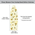 thumbnail image 5 of Renewold Cute Bee Sunflower Ironing Board Cover with Elastic & Adjustable Fastener, Polyester Spandex Fabric Iron Board Cover Standard Size Home Decor, 5 of 5