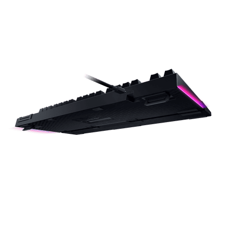 Razer - BlackWidow V4 Full Size Wired Mechanical Green Switch Gaming Keyboard with Chroma RGB - Black