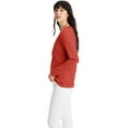 thumbnail image 5 of Hanes Women's Long Sleeve Cotton V-Neck T-Shirt, Sizes XS-XXL, 5 of 6