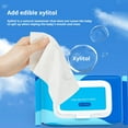 thumbnail image 4 of Lingettes Humides Jetables au Toucher Frais Lingettes Humides pour Adultes 1 Paquet à Couvercle Rabattable 80 Lingettes (10 ml) 5 Pcs, 4 of 7