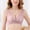 Pink, variant on TAIAOJING Wireless Bra Seamless Bra for Women Underwire Bra Lace Floral Bra Unlined Unlined Plus Size Full Coverage Bra Brassiere