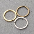 thumbnail image 3 of OULII 60Pcs Metal Key Holder Assorted Colors Flat Split Rings Secure Stainless Steel Key Rings, 3 of 5