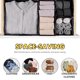 thumbnail image 4 of PinkSheep Organizador de Cajones para Cómoda Plegable, Divisores de Contenedores de Almacenamiento para Ropa Interior, Sujetador, Paquete de 6, Negro, 4 of 8
