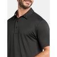 thumbnail image 4 of Russell Athletic Men's Performance Polo Shirt with Short Sleeves, Sizes S-2XL, 4 of 5