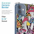 thumbnail image 3 of Trippy Mushroom Eyes Case for iPhone 12 Pro,Aesthetic Art Design Pattern Soft TPU Bumper Case Cover, 3 of 5