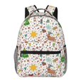 thumbnail image 1 of Disketp Winter Christmas And New Year Deer Mochila Estampada para Hombre y Mujer – Mochila Ligera Clásica con Múltiples Bolsillos para Universidad, Trabajo y Viajes-One Size, 1 of 5