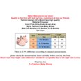 thumbnail image 2 of Sunloudy Newborn Baby Booties Faux Fur Cute Shape Non-Slip Soft Sole Crib Shoes, 2 of 2