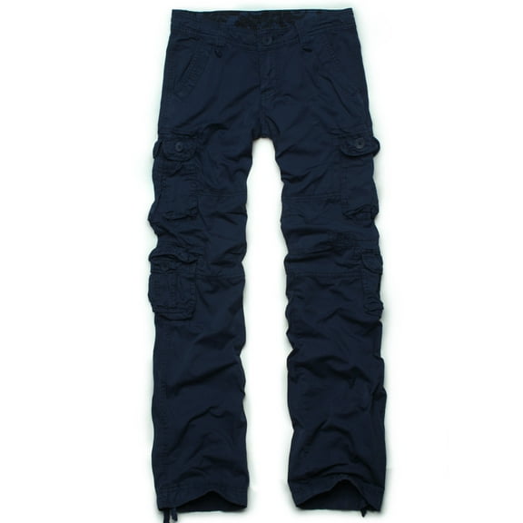 Matchstick Women Cargo Pants Casual Solid Trousers with Pockets