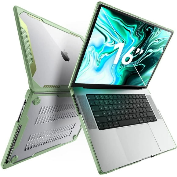 SUPCASE Licorne Scarabée Série Cas pour MacBook Pro 16 Pouces (Version 2021) A2485 M1 Pro / M1 Max, Mince Robuste Pare-Chocs TPU