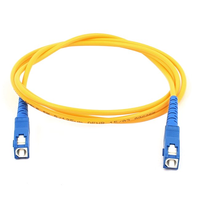 Unique Bargains Câble de Fibre Optique Simple Mode 1M SC-SC pour Sauteur SM SX