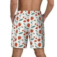 thumbnail image 4 of Daiia Strawberries Mens Swim Trunks Swim Shorts Quick Dry Swim Shorts with Mesh Lining Pockets-X-Large, 4 of 9