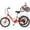 Red, variant on ABORON Adult Folding Tricycles, 7 Speed Folding Adult Trikes, 24 Inch 3 Wheel Bikes with Low Step-Through, Foldable Tricycle for Adults, Women, Men, Seniors
