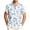 hgg0309-Light Blue, variant on Yaoyar Mens Hawaiian Shirts Starfish Shell Print Button Down Short Sleeve Top Loose Trendy Summer Beach Vacation T Shirt