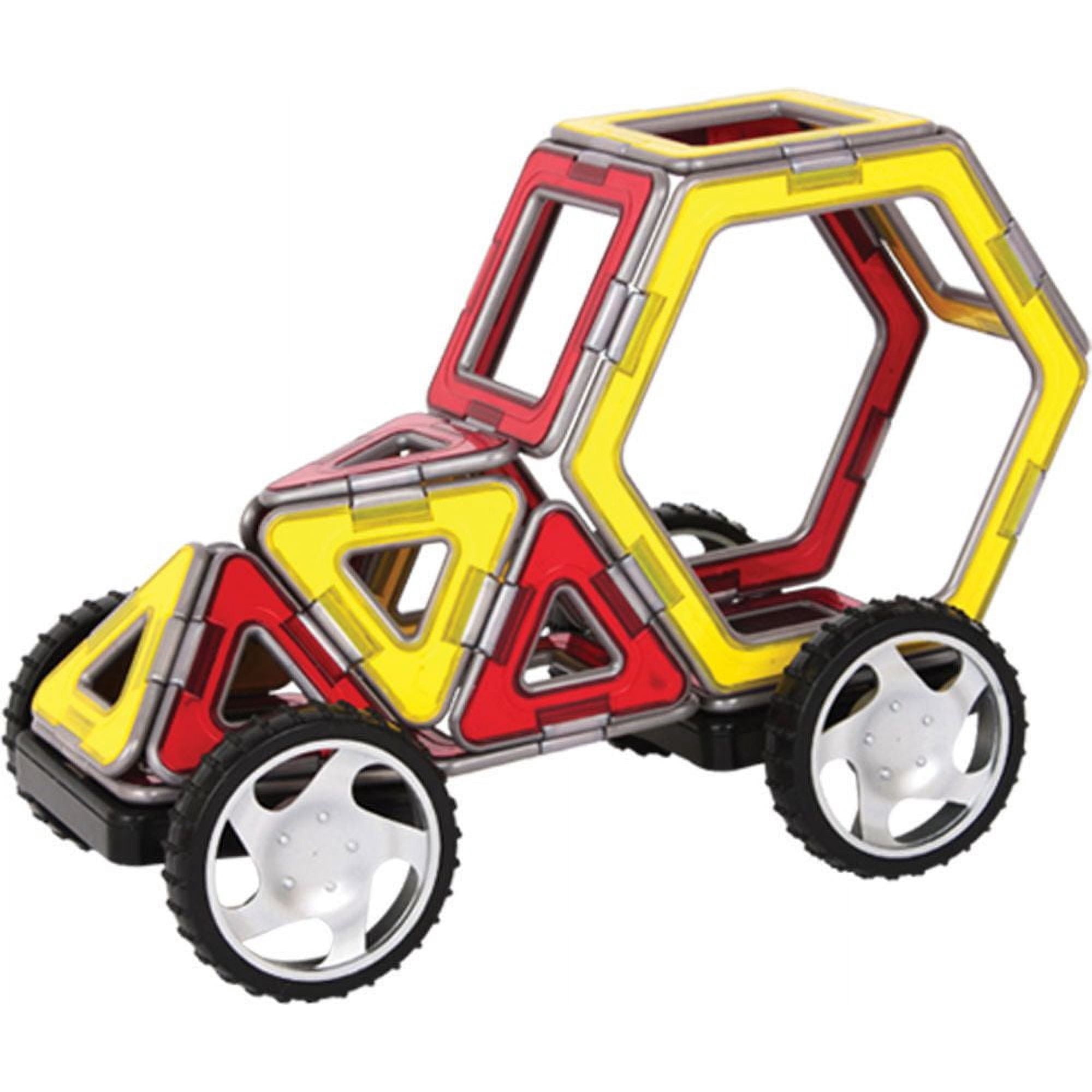 Magformers Kart Rally Carreaux Et Blocs Magnétiques Jouet Pour Véhicules Et Modèles 3D Jouet STEM Et Jouet Créatif