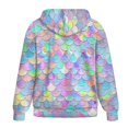 thumbnail image 2 of SCRAWLGOD Fish Scales Women's Hoodies Zip Up Sweatshirt Women Plus Size M Sweatshirt Long Sleeve Active Wear Hoodies for Women Travel Comfy Women Clothes Trendy, 2 of 7