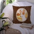 thumbnail image 3 of Carolines Treasures 7031PW1414 Ibizan Hound Fabric Decorative Pillow  14Hx14W multicolor, 3 of 4